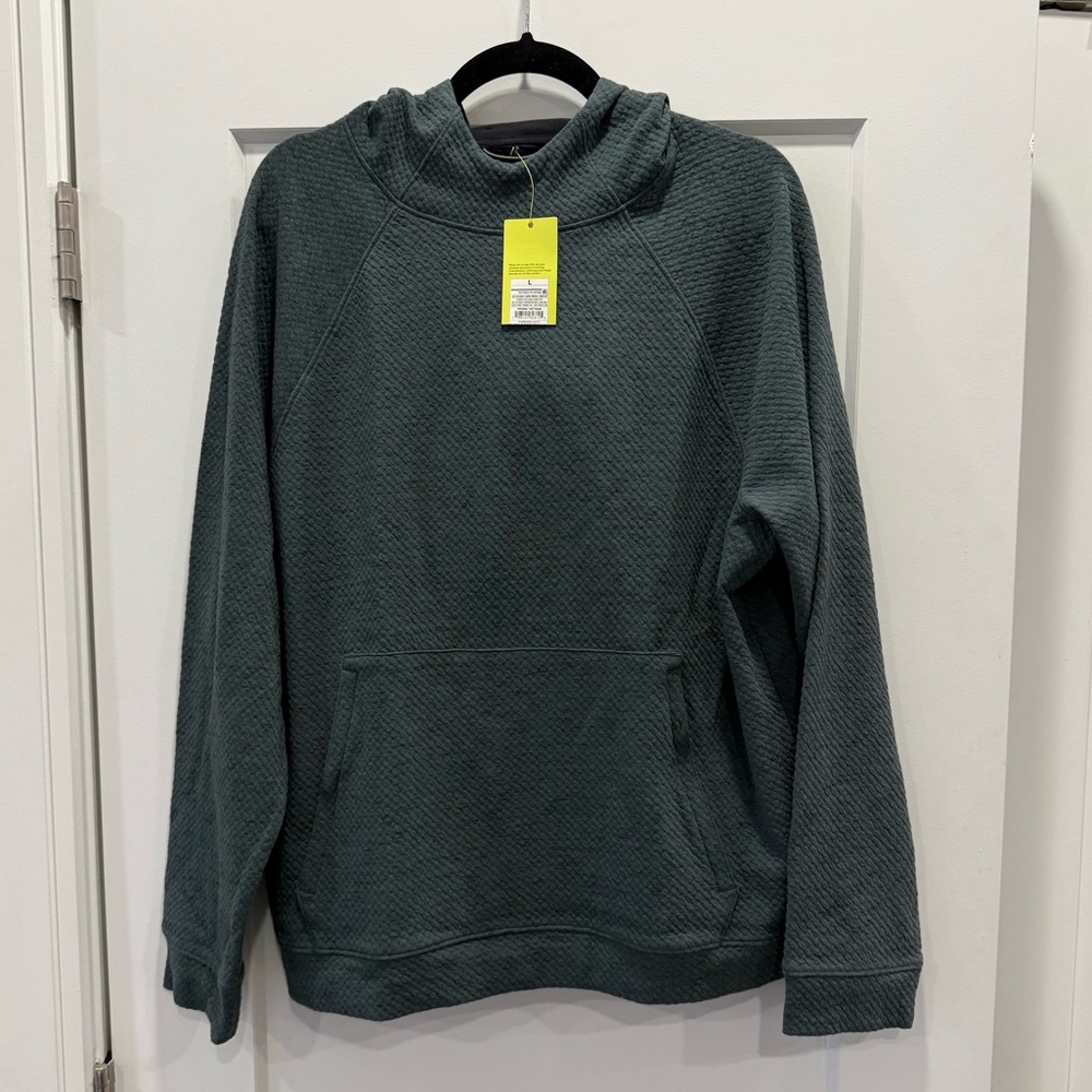 All In Motion Dark Green Textured Hoodie - Men’s Large